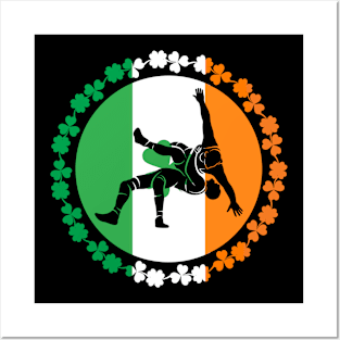 Capoeira Ireland Flag St. Patrick's Day Posters and Art